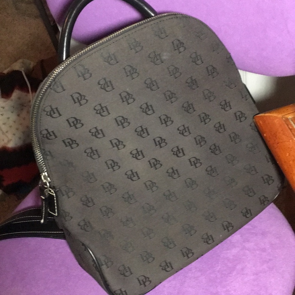 Designer backpack purse